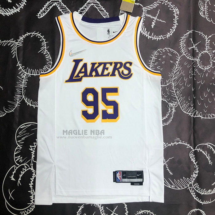 Maglia
 Juan Toscano-Anderson NO 95 Los Angeles Lakers Association 2021-22 Bianco
